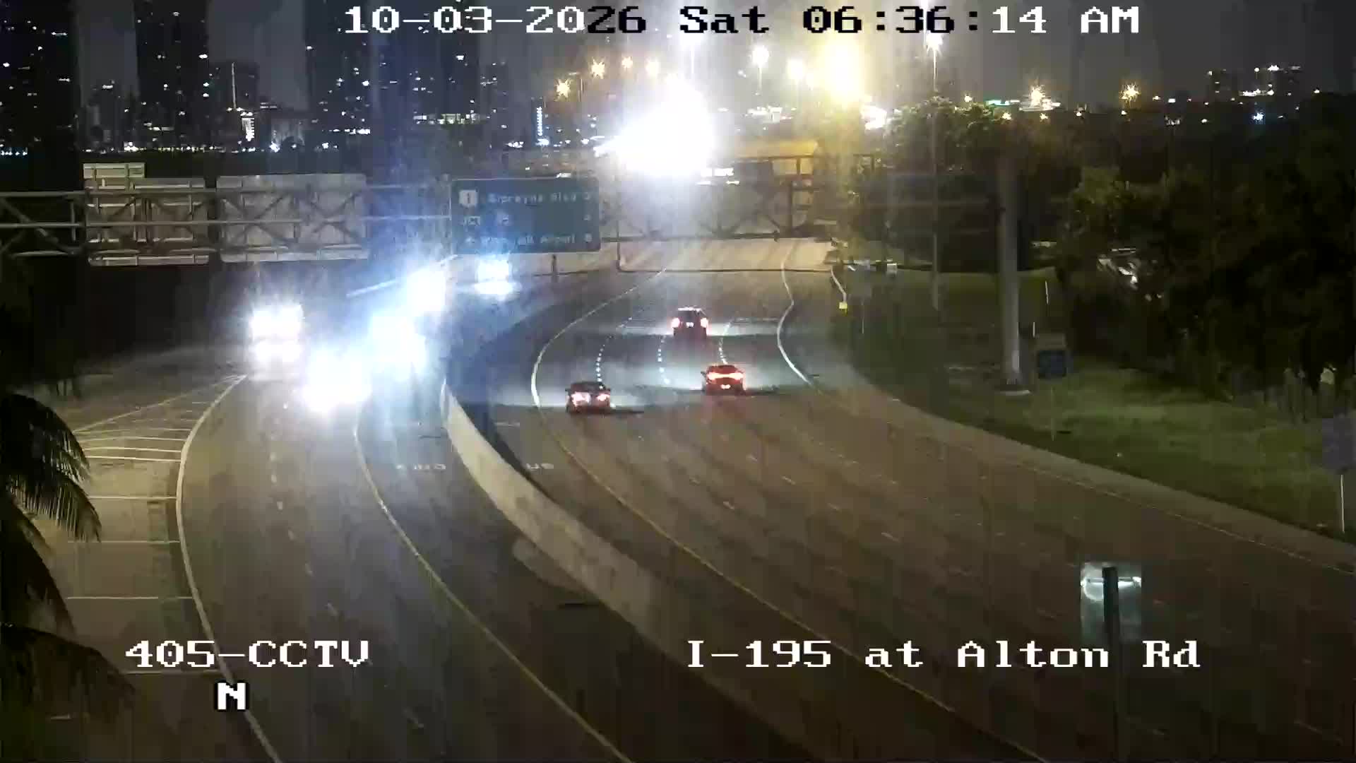 Traffic camera: Julia Tuttle Causeway